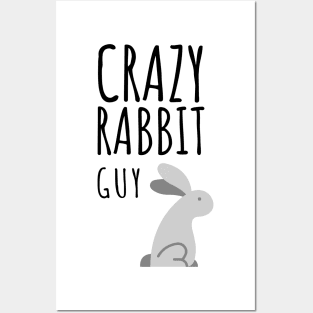 Crazy Rabbit Guy Posters and Art